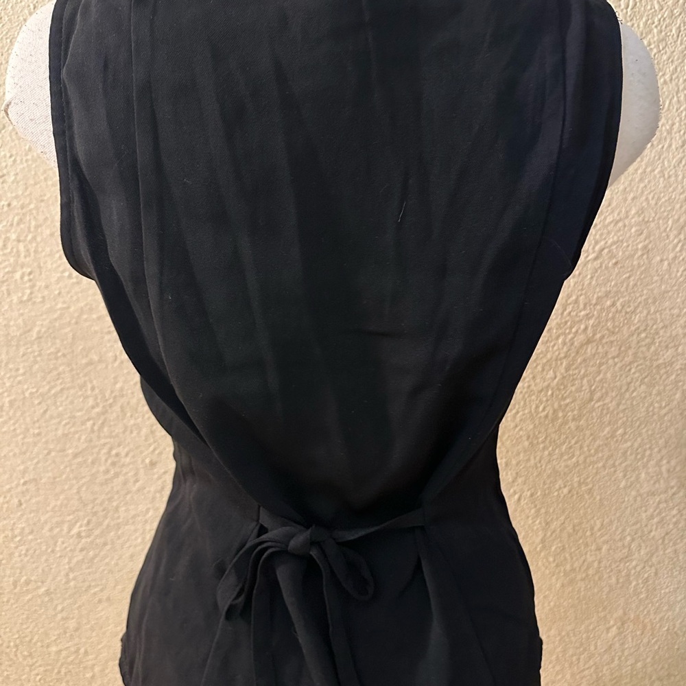 French Connection Black Ruffled Top - Picture 7 of 12